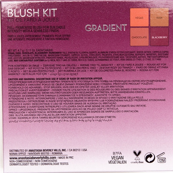 Anastasia Beverly Hills Blush Kit Color: Gradient - Picture 7 of 8